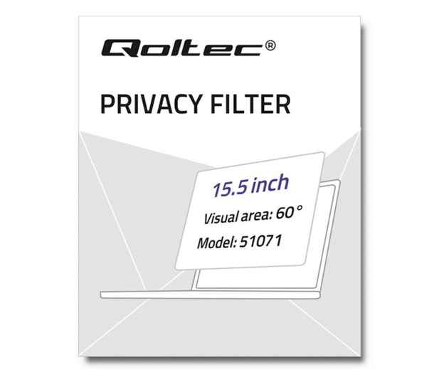 Qoltec Filtr prywatyzujący do MacBook Pro Touch Bar 15.5"(2016-2018 - 1243554 - zdjęcie 3